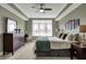 Serene bedroom featuring a large window, comfortable bed, dresser, and ample natural light at 20971 Shoreline Ct # 306, Noblesville, IN 46062