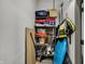 Storage space with shelving and storage of life vests and various gear at 20971 Shoreline Ct # 306, Noblesville, IN 46062