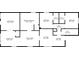 Detailed floor plan showcasing the layout of the home, including dimensions of each room at 2349 Indianapolis Ave, Indianapolis, IN 46208
