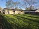 Spacious backyard featuring a well-maintained lawn and back of home at 2465 N Eaton Ave, Indianapolis, IN 46219