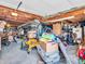 Unfinished basement space with exposed ceiling, utility equipment, and ample storage possibilities at 257 N Letterman Rd, Paragon, IN 46166