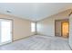 Bright room with new carpet and access to kitchen and bathroom at 2680 Woodfield Blvd, Franklin, IN 46131
