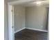 Bedroom with neutral walls and new flooring at 302 Sanders St, Indianapolis, IN 46225