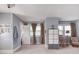 Spacious main bedroom with natural light and ensuite bathroom at 3128 E Fall Creek Pkwy N Dr, Indianapolis, IN 46205