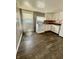 View of the kitchen showing the cabinets, appliances, sink, and wood floors at 3136 Foltz St, Indianapolis, IN 46221