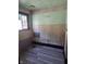 Small bathroom area needing repair and updating at 325 Harlan St, Indianapolis, IN 46201