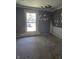 Bedroom area needing repair and updating at 325 Harlan St, Indianapolis, IN 46201