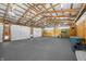 Spacious detached garage with high ceilings, ideal for storage and projects at 403 N Red Gold Dr, Trafalgar, IN 46181