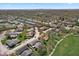 Picturesque aerial view of the community, showcasing the charming homes surrounded by lush greenery and well-maintained landscapes at 4464 Four Seasons Cir, Indianapolis, IN 46226