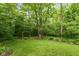 Expansive backyard with mature trees, perfect for recreation and outdoor activities at 4541 Greenthread Ct, Zionsville, IN 46077