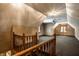 Spacious bonus room with neutral carpet, windows and unique ceiling at 4731 Moss Creek Ct, Indianapolis, IN 46237