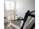 Bright and open foyer with high ceilings, a chandelier, and a view of the entry at 5624 Ottawa Pass, Carmel, IN 46033