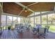 Inviting screened-in porch for outdoor relaxation and entertainment at 5624 Ottawa Pass, Carmel, IN 46033