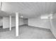 Partially finished basement offering carpet floors and drop ceiling at 5933 Guilford Ave, Indianapolis, IN 46220