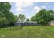 Large backyard, complete with fence, offers plenty of space for outdoor activities and enjoyment at 6223 N Parker Ave, Indianapolis, IN 46220