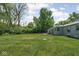 Wide backyard featuring mature trees and plenty of space to spread out at 6223 N Parker Ave, Indianapolis, IN 46220
