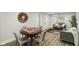 Finished basement featuring a game area, seating, and stylish decor creating a versatile and inviting living space at 625 N Temple Ave, Indianapolis, IN 46201