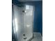 This bathroom has a modern corner shower unit at 818 W 27Th St, Indianapolis, IN 46208