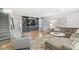 Cozy living room features built-in shelving, comfortable seating, and stylish decor at 8327 Andrusia Ln, Indianapolis, IN 46237