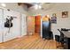 Versatile room with wood floors, neutral wall, door, closet, safe, and space for creative design at 874 S Sycamore Dr, Greenfield, IN 46140