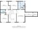 Upstairs floor plan featuring bedrooms, walk-in closets, and bathrooms, offering spacious and functional living spaces at 9319 Oak Knoll Ln, Fishers, IN 46037