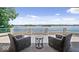 Serene balcony with comfortable seating, ideal for enjoying the water view at 10919 Brigantine Dr, Indianapolis, IN 46256