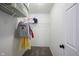 Small closet with standard wire shelving, carpet floors, and plenty of room for storage at 11327 Guy St, Fishers, IN 46038