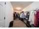 Walk-in closet with carpet floors, wire shelving, and space for storage on the floor at 11327 Guy St, Fishers, IN 46038