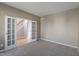 Carpeted bedroom with neutral paint and french doors at 158 Bloomfield Ln, Westfield, IN 46074