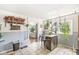 Bright kitchen featuring tile flooring and a center island at 1850 Cruft St, Indianapolis, IN 46203