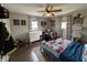 Charming bedroom with themed decor, comfortable bed, and ample storage for a cozy and organized space at 1873 W 950 S, Pendleton, IN 46064
