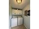 Clean laundry room with modern washer and dryer at 1873 W 950 S, Pendleton, IN 46064