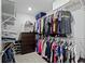 Walk-in closet with rods and shelves for storing clothes, shoes, and accessories at 1979 Lunenburg Dr, Westfield, IN 46074