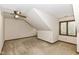 Spacious bedroom with a ceiling fan and natural light from the window at 2308 Galahad Dr, Indianapolis, IN 46228