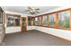 Bright sunroom surrounded by many windows to let natural light pour into the space at 2308 Galahad Dr, Indianapolis, IN 46228