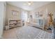 Bright Bedroom room with neutral walls and carpet, featuring decor and stuffed animal accents at 358 W Tansey Xing, Westfield, IN 46074