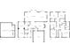 Detailed floor plan showcasing the layout of the home's three floors, including room dimensions and features at 358 W Tansey Xing, Westfield, IN 46074