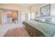 Spacious main bedroom featuring a sliding barn door to the ensuite bathroom and walk-in closet at 358 W Tansey Xing, Westfield, IN 46074