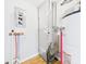The utility room features a water heater, furnace, exposed plumbing, and the breaker box at 3826 Delaware St, Anderson, IN 46013