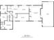 Detailed floorplan showcasing the layout of a home with three bedrooms and an attached garage at 4013 Colonial Dr, Anderson, IN 46012