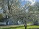 Exterior view of home with white picket fence, green lawn, and mature trees at 410 S 25Th Ave, Beech Grove, IN 46107