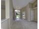 Inviting foyer featuring high ceilings, a chandelier, and a large window offering a glimpse of the well-maintained front yard at 5288 Ivy Hill Dr, Carmel, IN 46033