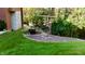 An amazing bird feeder and fountain area located in the backyard at 5528 State Road 144, Greenwood, IN 46143