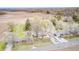Expansive aerial view showcases homes and surrounding landscape at 5541 S County Road 150 E, Clayton, IN 46118