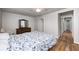 Bedroom with hardwood flooring and closet at 5541 S County Road 150 E, Clayton, IN 46118