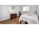 Bedroom with wood floors and natural light at 5541 S County Road 150 E, Clayton, IN 46118
