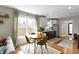 Bright kitchen with modern appliances and a cozy breakfast nook at 6194 Evanston Ave, Indianapolis, IN 46220