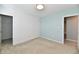This bedroom features closet and doorway to the right at 8163 Dewberry Ln, Pendleton, IN 46064