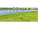 Scenic view of the pond with houses lining the back at 8163 Dewberry Ln, Pendleton, IN 46064