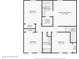 Second floor shows bedrooms, closets, and bathrooms for a comfortable layout at 8332 Tanager Ln, Indianapolis, IN 46256